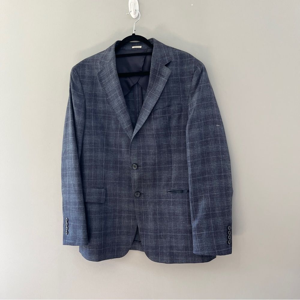 Joseph Abboud Blue Plaid Sport Coat